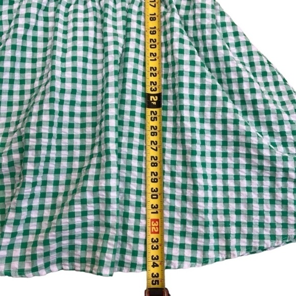 Old Navy Smocked Flutter Sleeve Gingham Mini Dress Fit and Flare Cottagecore M - Picture 10 of 15